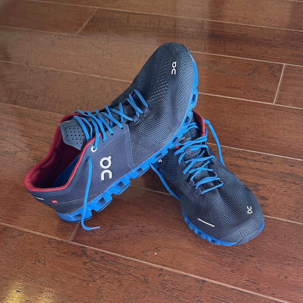 On Running Men's Navy and Blue Athletic Shoes